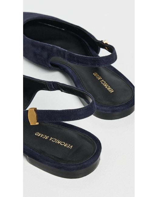 Veronica Beard Blue Shina Flats
