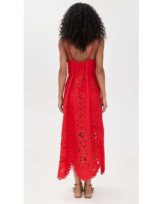 FARM Rio Flowers Richelieu Sleeveless Maxi Dress in Red | Lyst FARM Rio Flowers Richelieu Sleeveless Maxi Dress in Red | Lyst