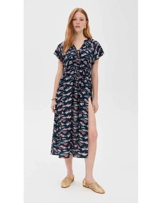 Ulla Johnson Blue Mikaela Coverup