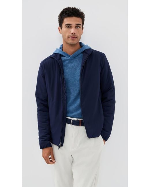 Ralph Lauren Blue Tech Stretch Full Zip Jacket for men