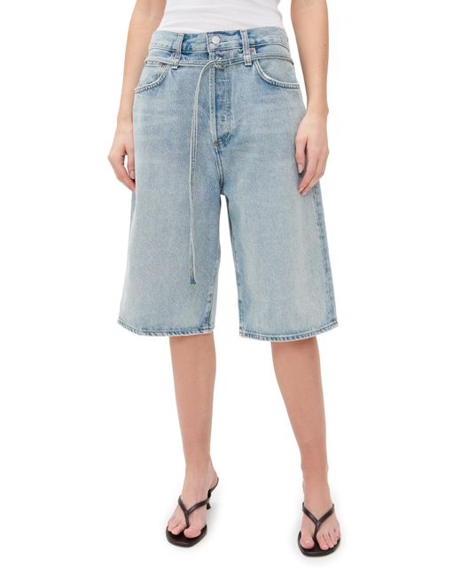 Agolde Blue Emmi Shorts