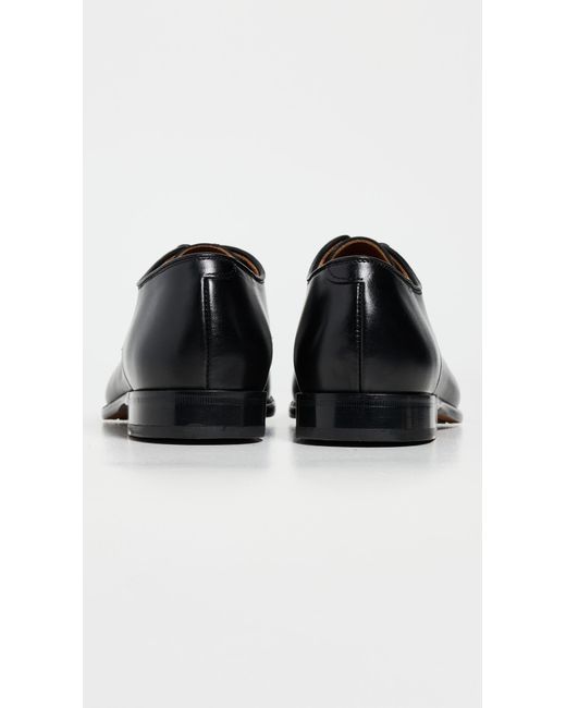Allen Edmonds Black Smith Leather Lace Up Derbies for men