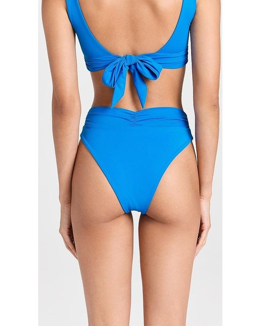 RIOT SWIM Pico Bikini Bottoms in Blue | Lyst