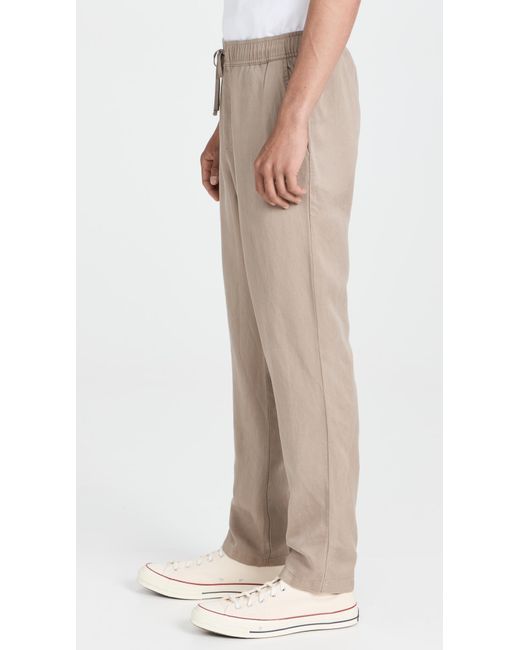 Onia Natural Garent Dyed Twi Pu-on Pant Aond for men