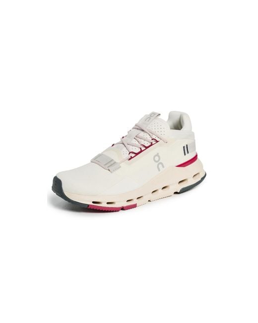 On Shoes White Cloudnova 2 Sneakers