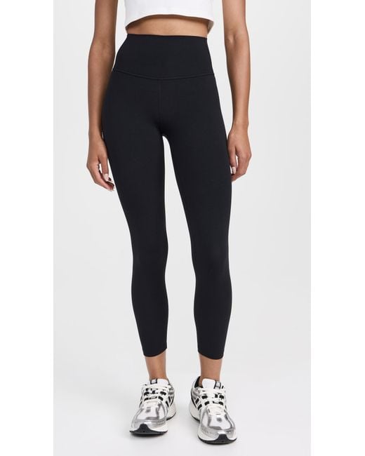 Splits59 Blue High Waist Cropped Leggings