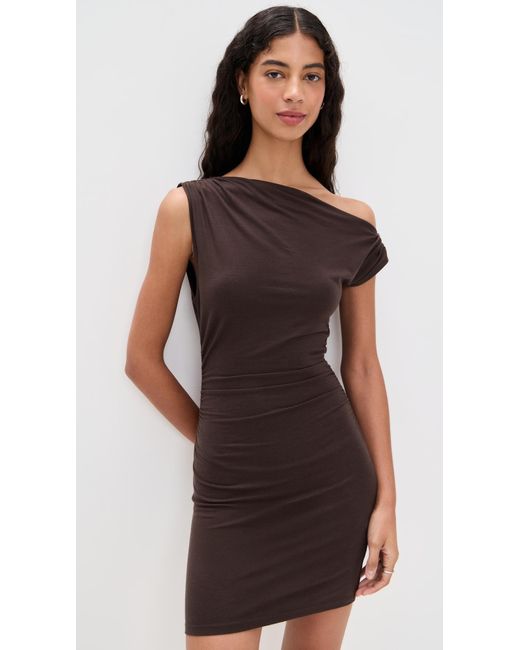 Reformation Black Belle Knit Dress