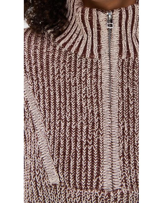 Staud Black Cropped Hampton Sweater