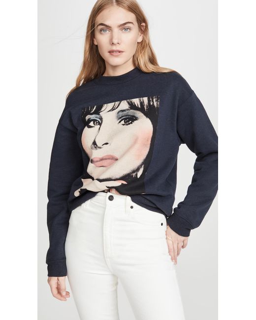COACH Gray X Richard Bernstein Sweatshirt With Barbra Streisand