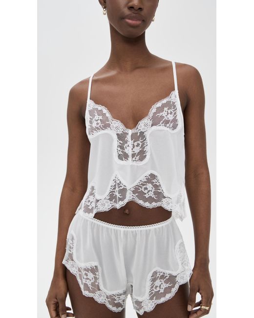 KAT THE LABEL White Harley Camisole