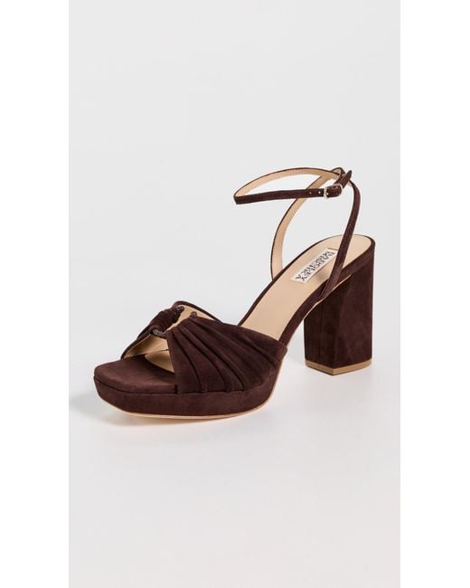 Badgley Mischka Black Veda Platforms