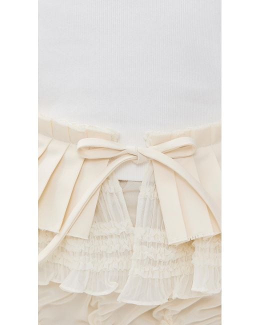 ROKH Natural Multi Laced Victorian Blouse