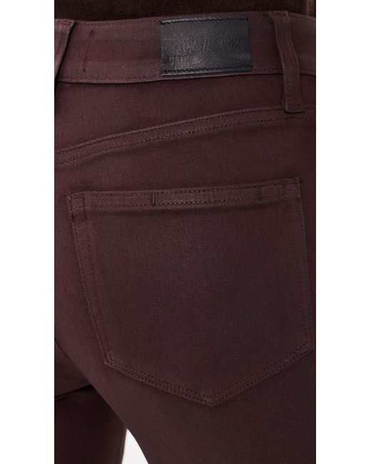PAIGE Multicolor Coated Sofia Flared Jeans