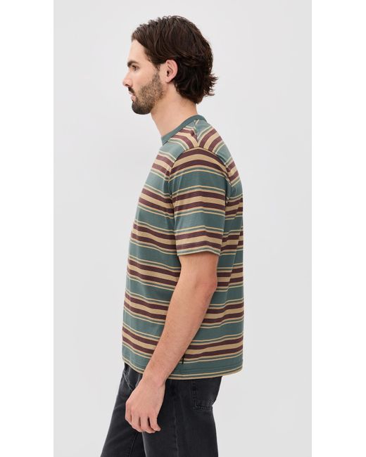 Paul Smith Green Striped Tee for men