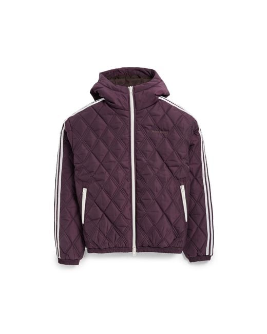 Adidas Purple Quilted Jacket