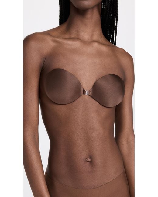 NuBra Brown Seamless Push Up Bra