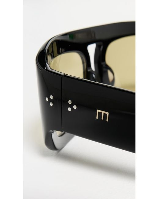 Elisa Johnson Black Aries Sunglasses