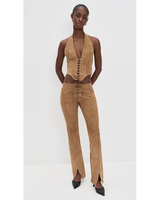 Miaou Natural Element Suede Pants
