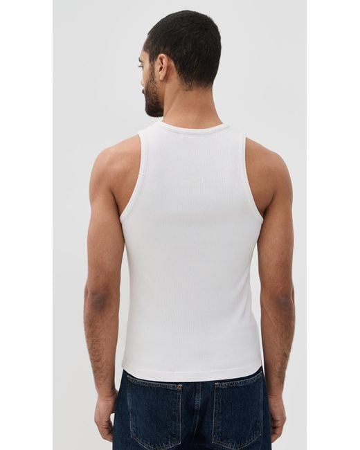 Agolde White Viggo Tank for men