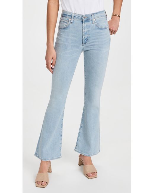 Citizens of Humanity Denim Lilah High Rise Bootcut Jeans in Blue | Lyst