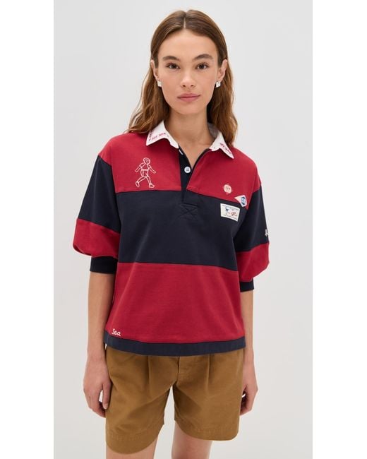 Sea Red Carolyn Workwear Rugby Shirt