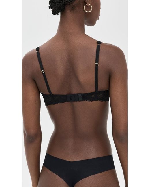 Commando Black Double Take Lace Thong