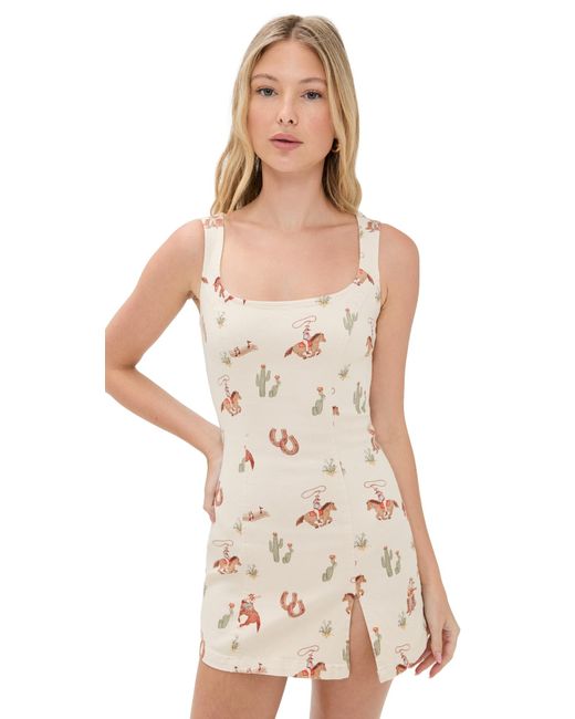 Bailey Rose Natural Mini Dress
