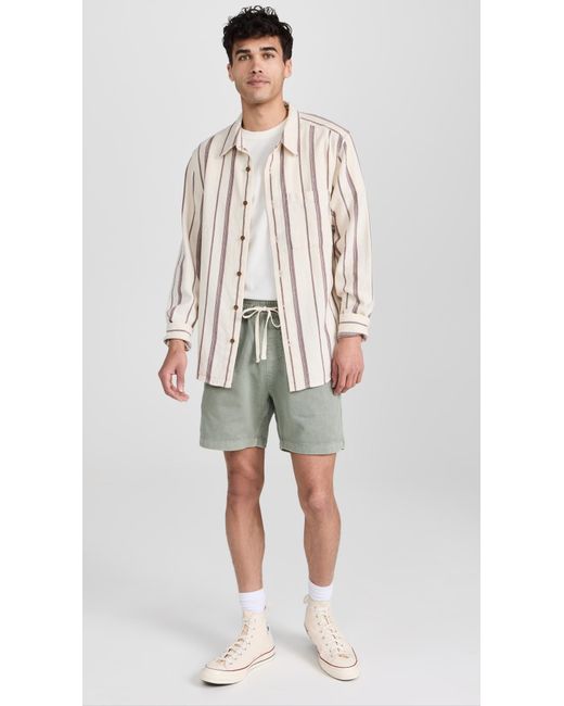 Madewell Blue Cotton Everywear Shorts for men