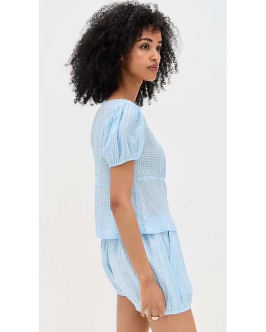 Ciao Lucia Blue Risi Top