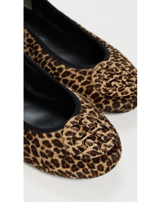 Tory Burch Black Reva Travel Ballet Flats