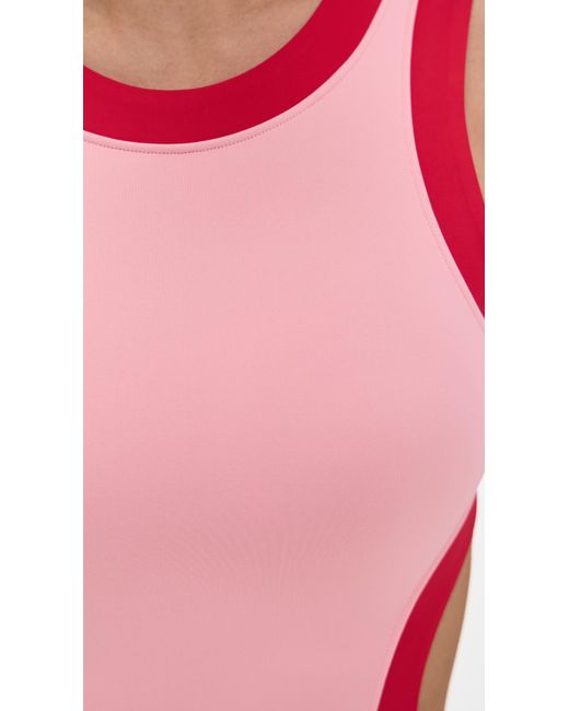 Staud Pink Dolce One Piece