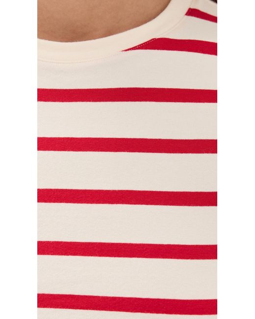 GOOD AMERICAN Red Super Stretch Baby Tee
