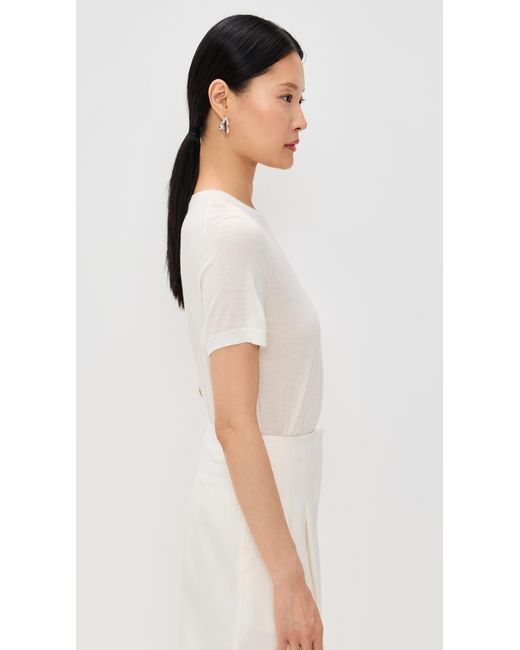 Theory White Basic Tee