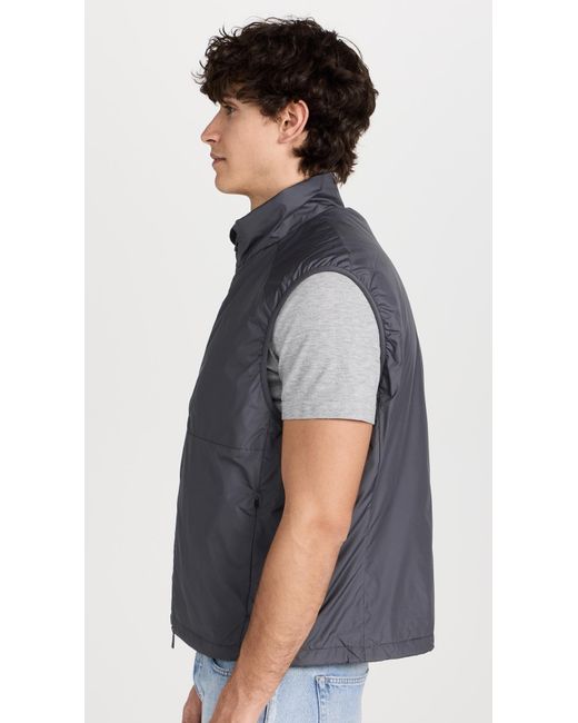 Save The Duck Purple Ellis Nylon Vest Stor Grey for men