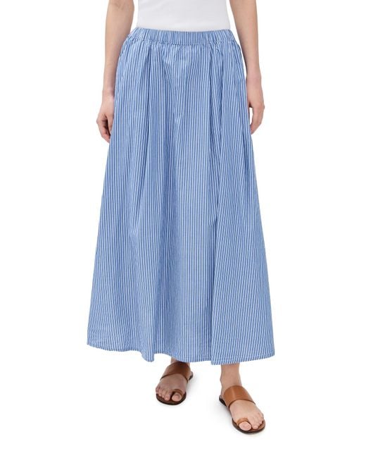 American Vintage Blue Stripe Skirt