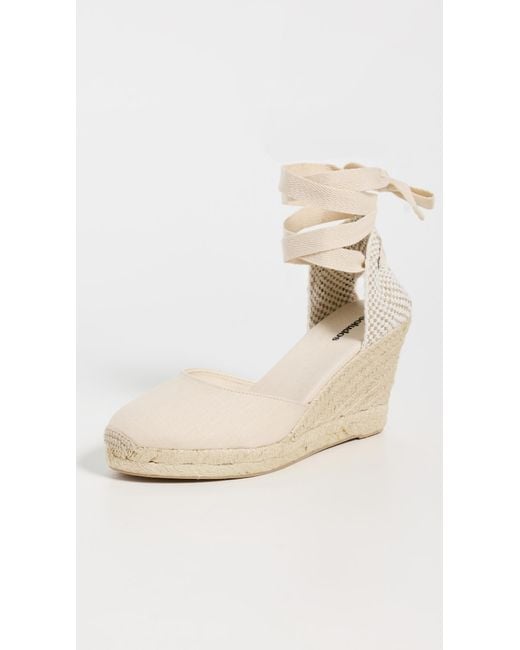 Soludos White Marseille Wedges