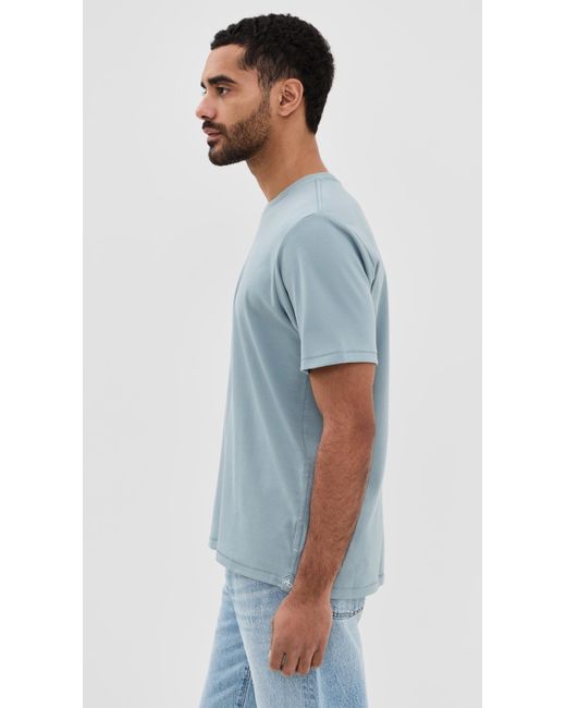 Rag & Bone Blue Pure Pima Tee for men