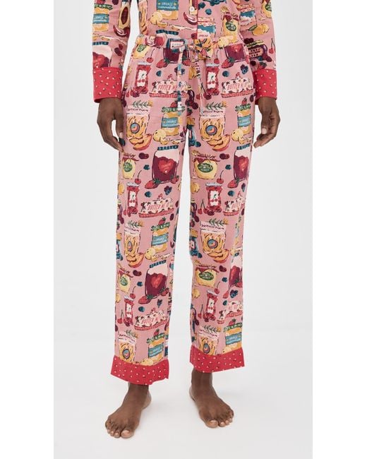 Printfresh Red Long Sleeve Pajama Set