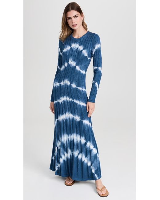 Polo Ralph Lauren Blue Long Sleeve Day Dress