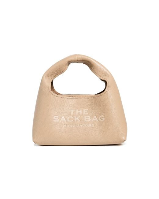 Marc Jacobs Natural The Leather Mini Sack Bag