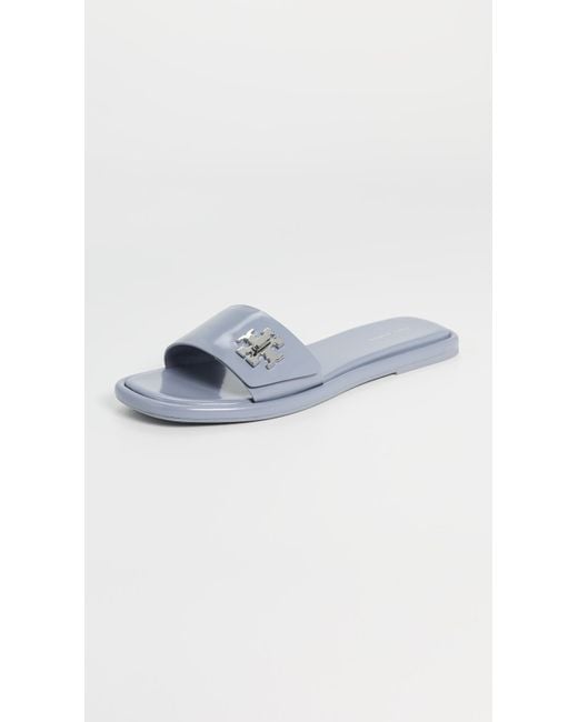 Tory Burch Multicolor T Lock Slides