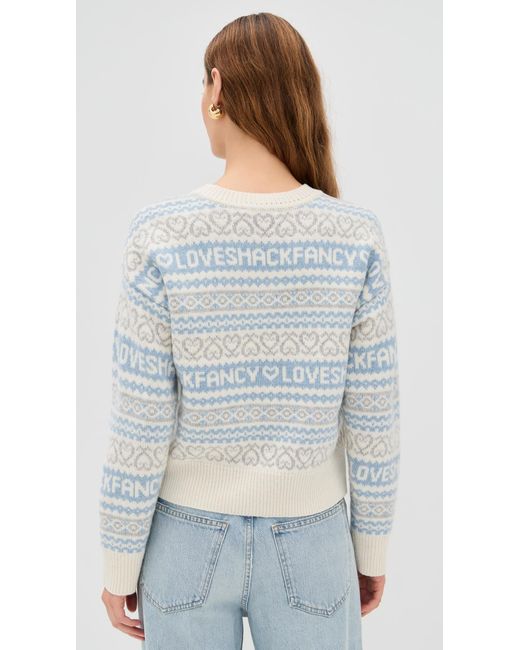 LoveShackFancy Multicolor Emberly Pullover