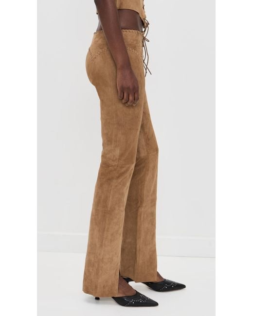 Miaou Natural Element Suede Pants