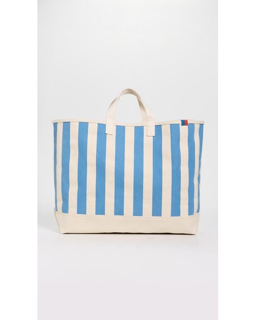 Kule Blue The All Over Striped Tote