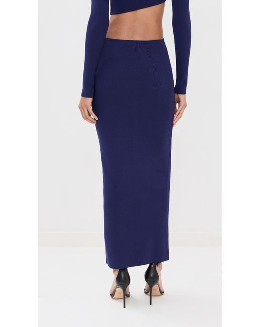 Christopher Esber Blue Maparadita Midi Skirt
