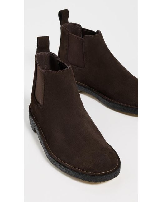 Clarks Black Desert Chelsea Boots for men