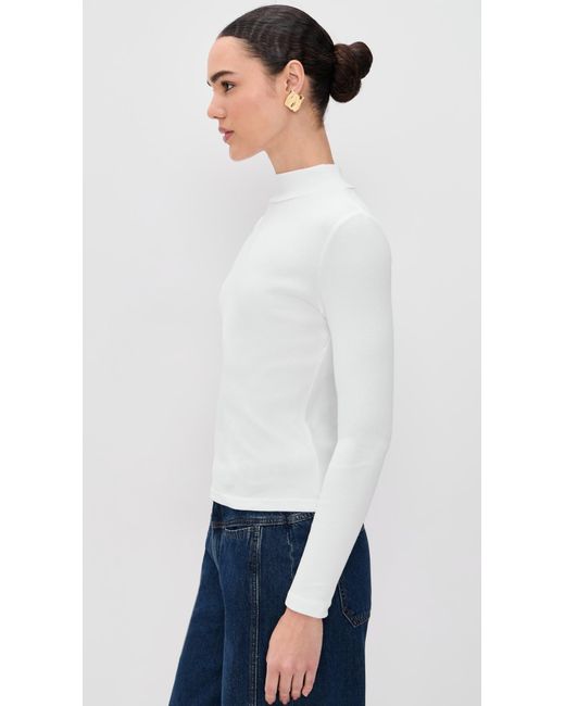 Veronica Beard White Nate Top