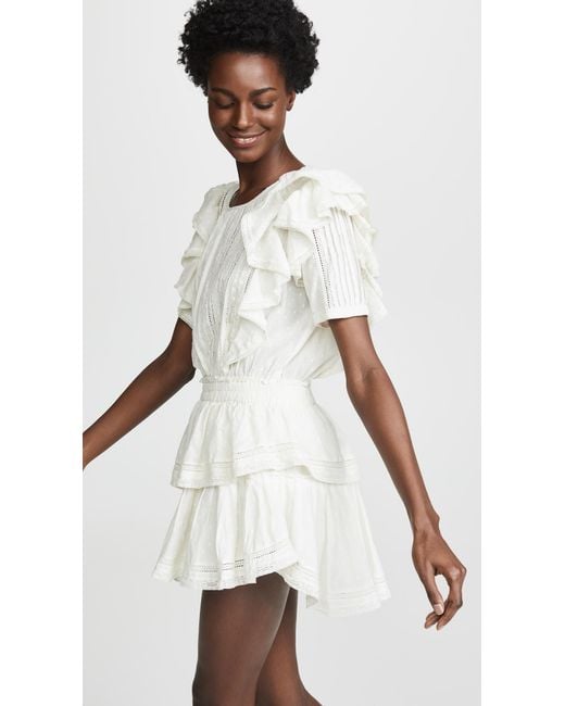 LoveShackFancy White Natasha Dress