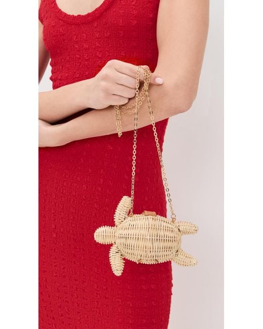 Poolside Natural The Tortoise Mini Clutch