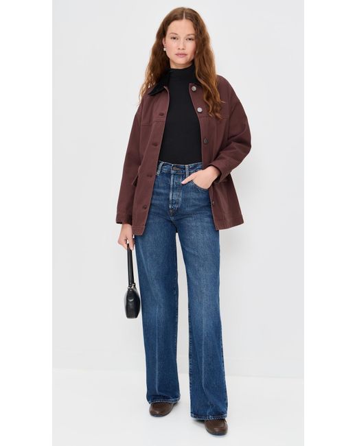 FRAME Black Rib Turtleneck